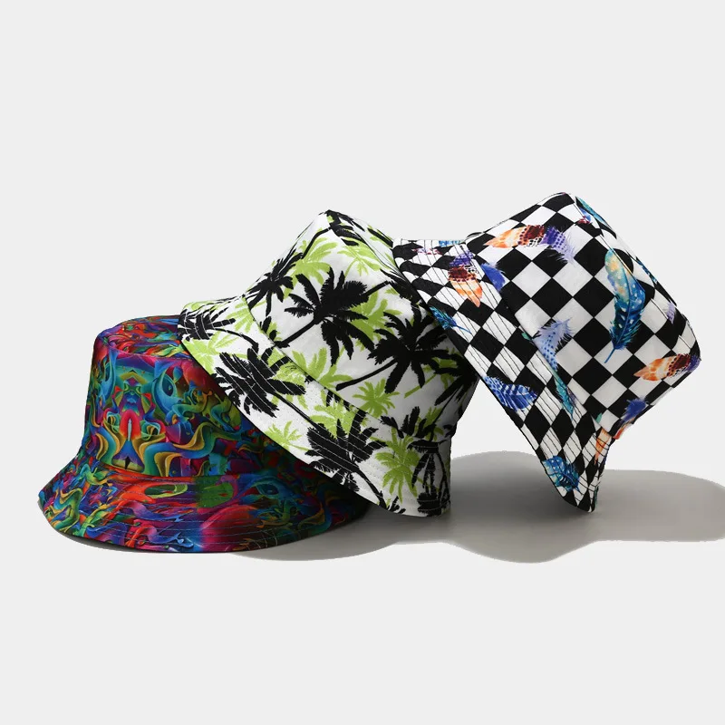 Ins Double-sided Can Wear Multi-color Printed Fisherman Hat Women Spring and Summer Outdoor Sun Visor Male Bob Hat Panama Cap
Ins Double-sided Can Wear Multi-color Printed Fisherman Hat Women Spring and Summer Outdoor Sun Visor Male Bob Hat Panama Cap