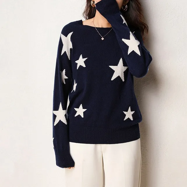 and Winter Autumn Ladies New Round Neck Cashmere Sweater All-match Slim Slimming Short Bottoming Shirt
and Winter Autumn Ladies New Round Neck Cashmere Sweater All-match Slim Slimming Short Bottoming Shirt