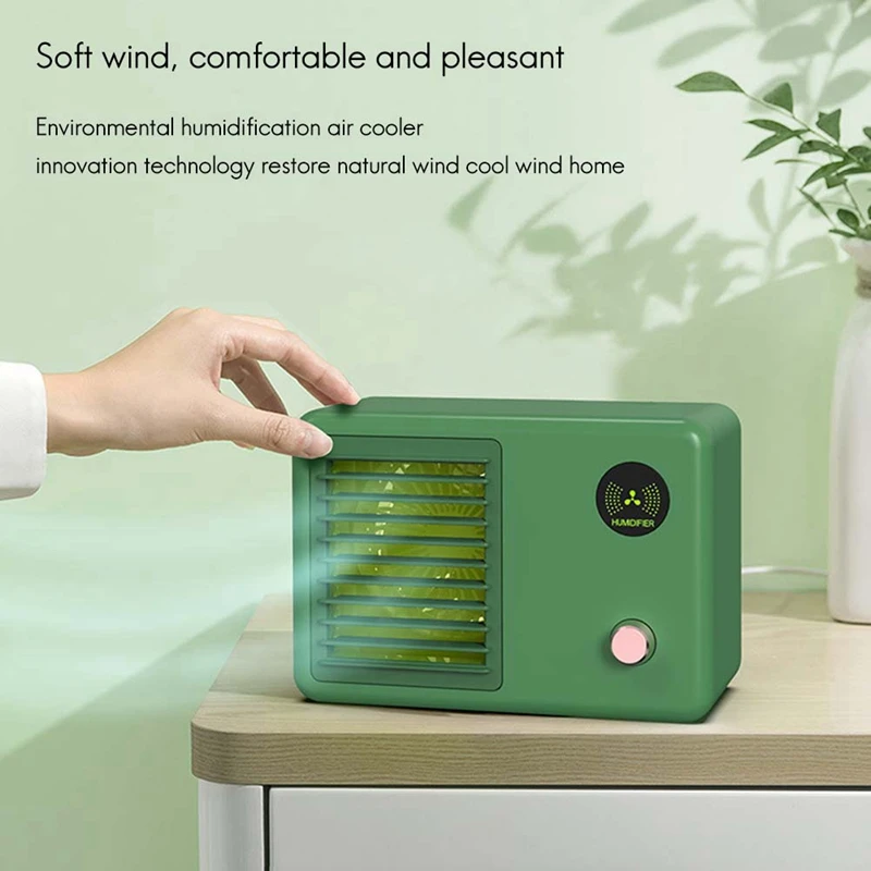 Cooling Fan Air Conditioning Portable Air Conditioner Humidifier with Air Cooler USB 3 Speeds for Home Office
Cooling Fan Air Conditioning Portable Air Conditioner Humidifier with Air Cooler USB 3 Speeds for Home Office
