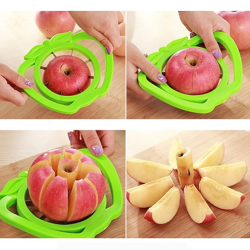 1PC Practical Stainless Steel Blade Apple Slicer Creative Practical Kitchen Supplies Kitchen Tool Random Color
1PC Practical Stainless Steel Blade Apple Slicer Creative Practical Kitchen Supplies Kitchen Tool Random Color
