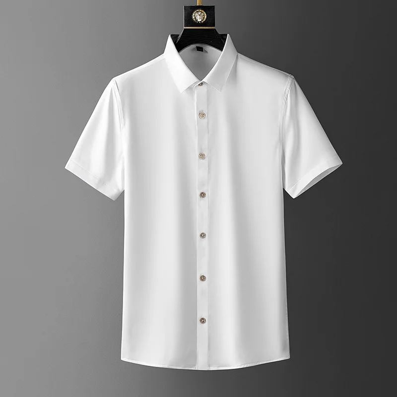 New men's shirt printing hot stamping trend European Short Sleeve Shirt thin summer men's shirt
New men's shirt printing hot stamping trend European Short Sleeve Shirt thin summer men's shirt
