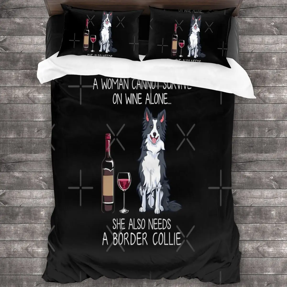 Border Collie And Wine Funny Dog Linens Bedspread Bedding Set Duvet Cover Bedding Bed Duvet 150 Bedspreads For Bed
Border Collie And Wine Funny Dog Linens Bedspread Bedding Set Duvet Cover Bedding Bed Duvet 150 Bedspreads For Bed