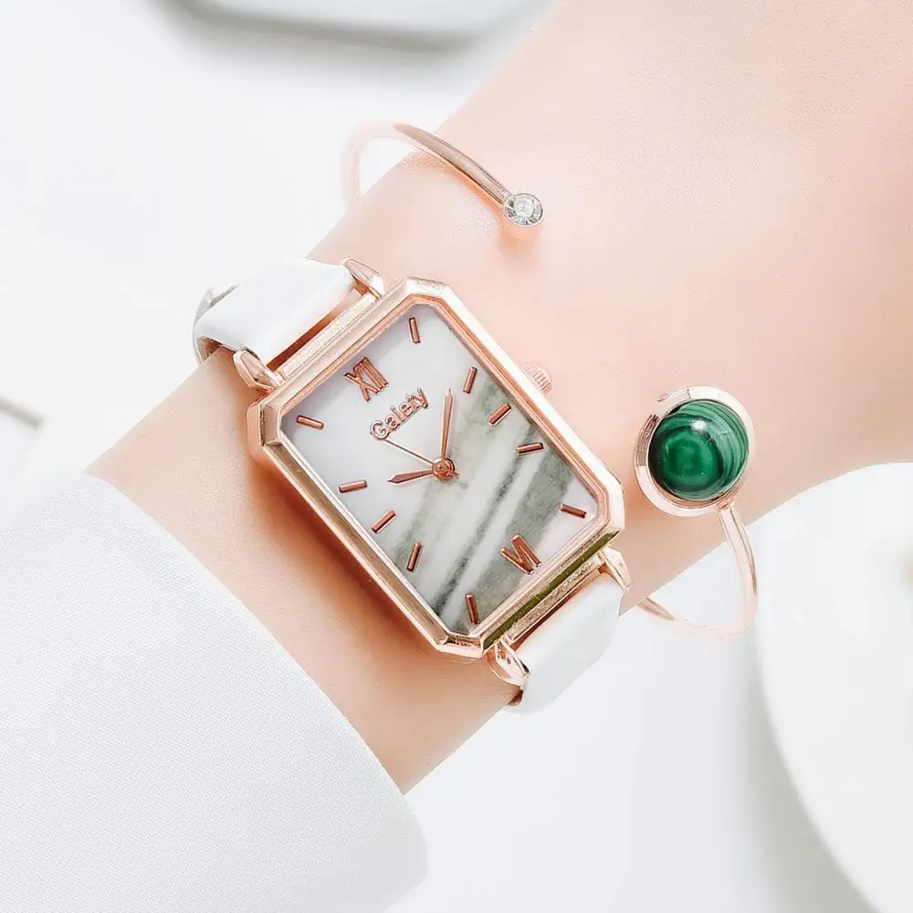 Женские кварцевые часы Gaiety с зеленым циферблатом роскошные брендовые модные