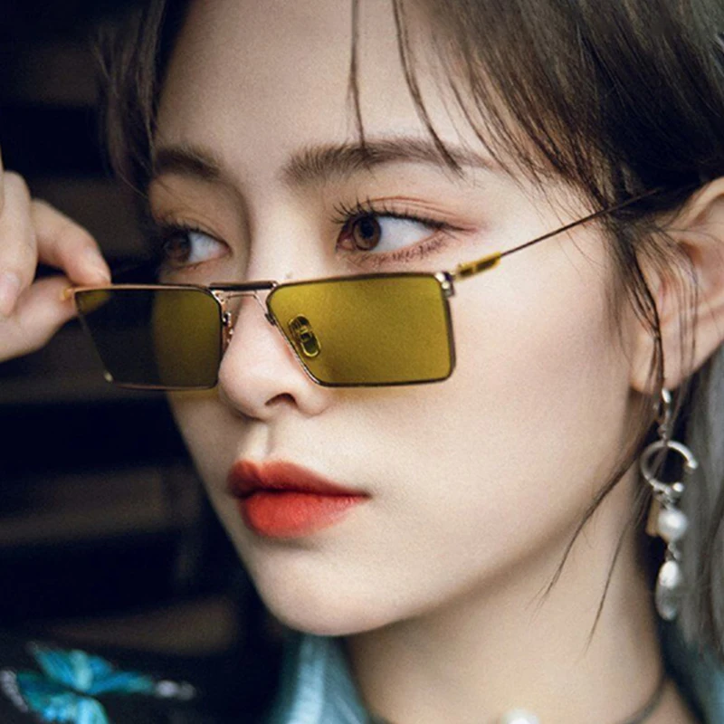 Women's Sunglasses Metal Square Frame Glasses Korean Trendy Light Green Lens Anti-Uv Eyeglasses Retro Small Frames Uv400 Glasses
Women's Sunglasses Metal Square Frame Glasses Korean Trendy Light Green Lens Anti-Uv Eyeglasses Retro Small Frames Uv400 Glasses