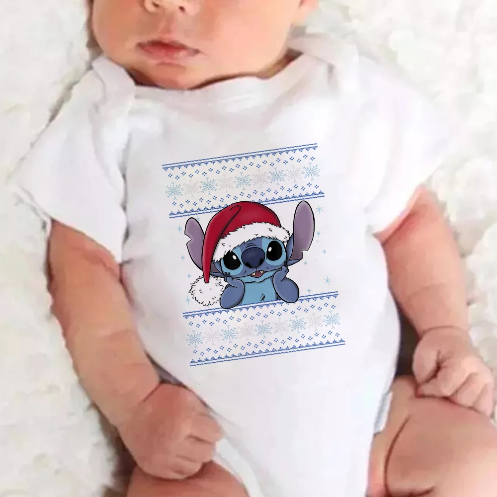 Newborn Jumpsuit Christmas Stitch Print Infant Short Sleeve Bodysuits Disney Xmas Party Baby Boys Girls Clothes Toddler Romper
Newborn Jumpsuit Christmas Stitch Print Infant Short Sleeve Bodysuits Disney Xmas Party Baby Boys Girls Clothes Toddler Romper