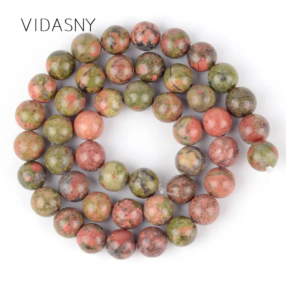Natural Gem Unakite Stone Round Beads For Jewelry Making 4mm-12mm Loose Spacer Beads Diy Bracelet Necklace 15'' Wholesale
Natural Gem Unakite Stone Round Beads For Jewelry Making 4mm-12mm Loose Spacer Beads Diy Bracelet Necklace 15'' Wholesale