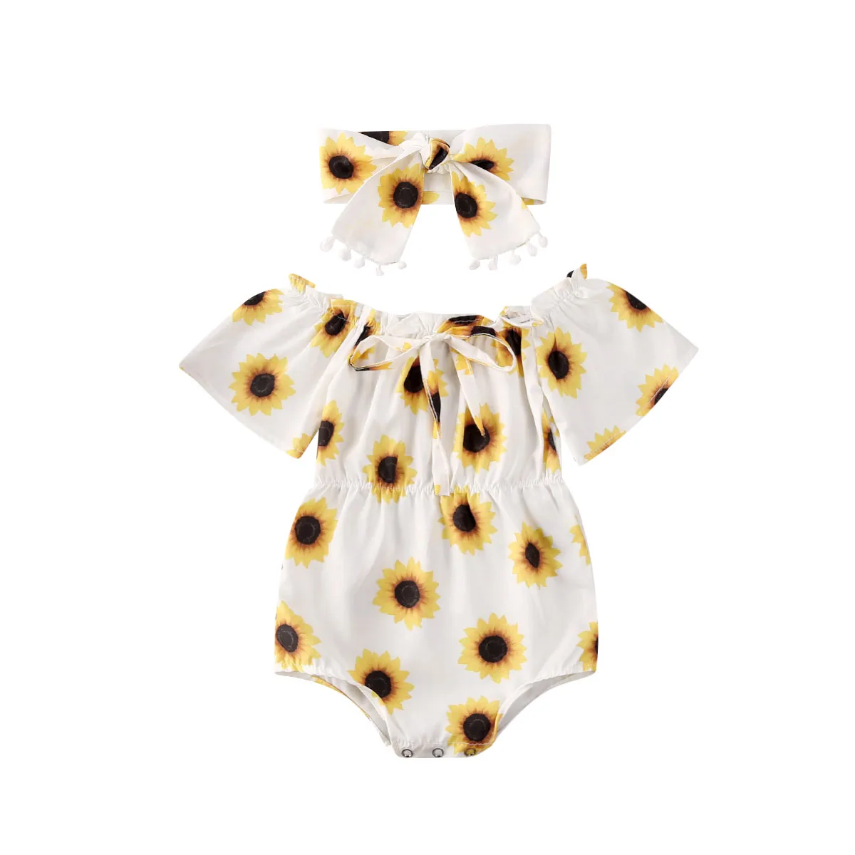 2 Pieces Summer Print Sunflower Toddler Children Clothes Sets Little baby Girls Ruffle Tops Long Skirted Headband Outfits
2 Pieces Summer Print Sunflower Toddler Children Clothes Sets Little baby Girls Ruffle Tops Long Skirted Headband Outfits
