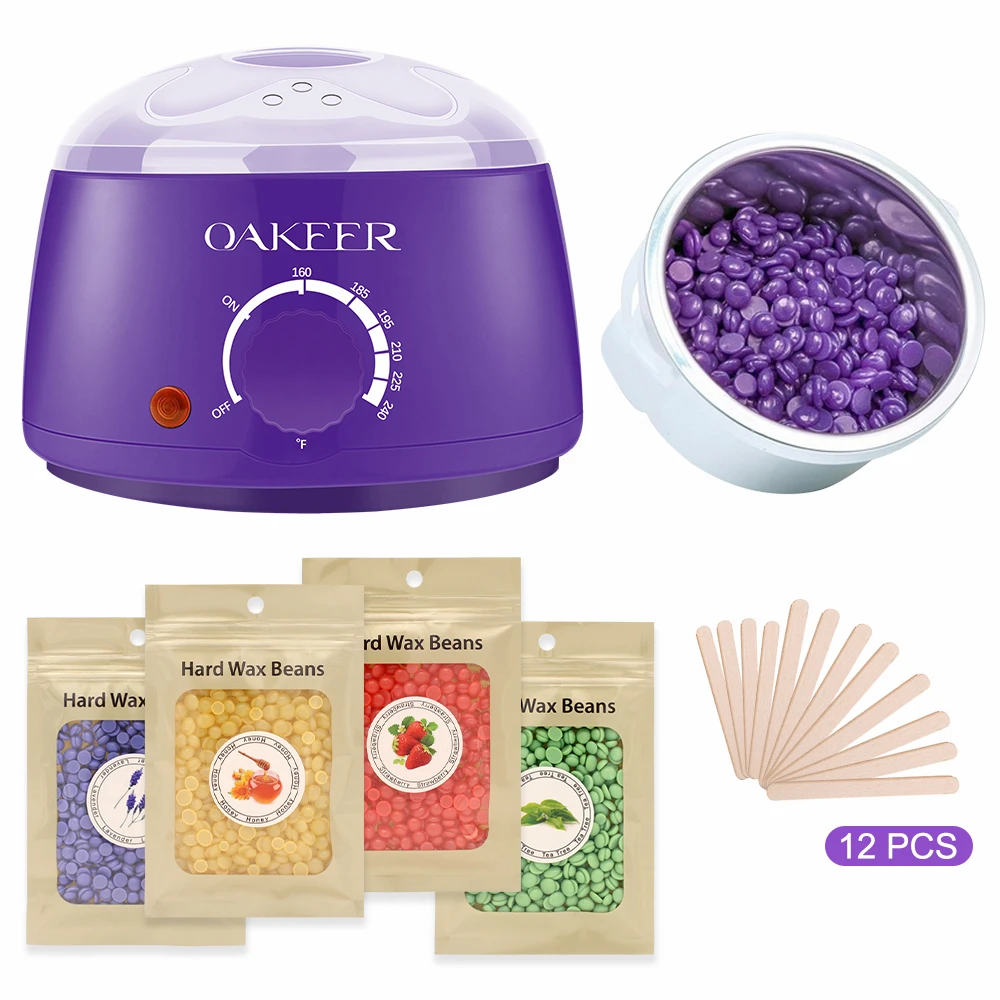 500ml Wax Warmer Heater Hair Removal Machine Depilation with 4 Kinds of Wax Beans &12 Wooden Scrapers for Face Legs Arms Bikini
500ml Wax Warmer Heater Hair Removal Machine Depilation with 4 Kinds of Wax Beans &12 Wooden Scrapers for Face Legs Arms Bikini