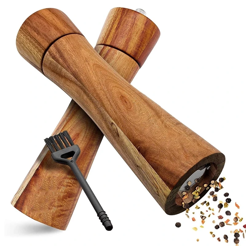 Salt and Pepper Grinder Pepper Grinder Solid Wood Spice Pepper Mill with Strong Adjustable Ceramic Grinder Kitchen Cooking Tools
Salt and Pepper Grinder Pepper Grinder Solid Wood Spice Pepper Mill with Strong Adjustable Ceramic Grinder Kitchen Cooking Tools