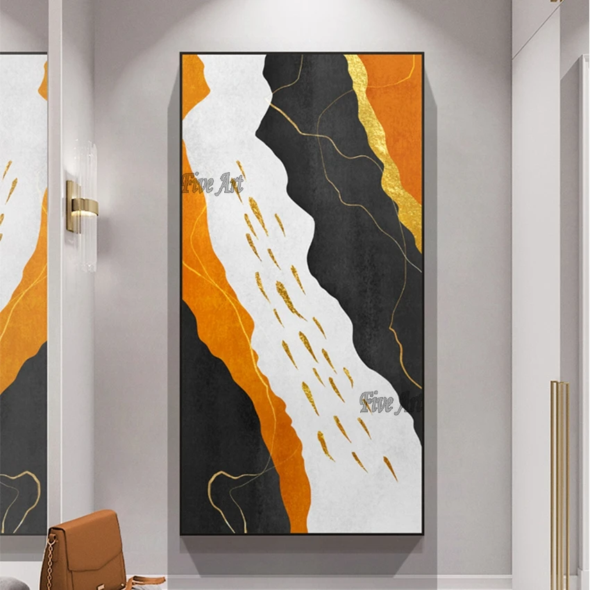 New Arrival Gold Foil Design Canvas Oil Painting No Frame Wall Hanging Abstract Golden Paintings Canvas Picture Artwork Panel
New Arrival Gold Foil Design Canvas Oil Painting No Frame Wall Hanging Abstract Golden Paintings Canvas Picture Artwork Panel