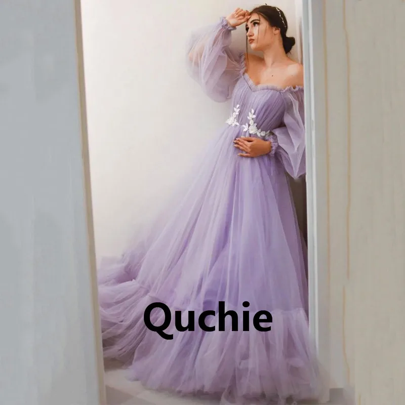 Off The Shoulder Illusion Tiered Evening Dresses Tulle Pleat Puff Sleeves Prom Dress Evening Gowns Party Dress Robe de soiree
Off The Shoulder Illusion Tiered Evening Dresses Tulle Pleat Puff Sleeves Prom Dress Evening Gowns Party Dress Robe de soiree