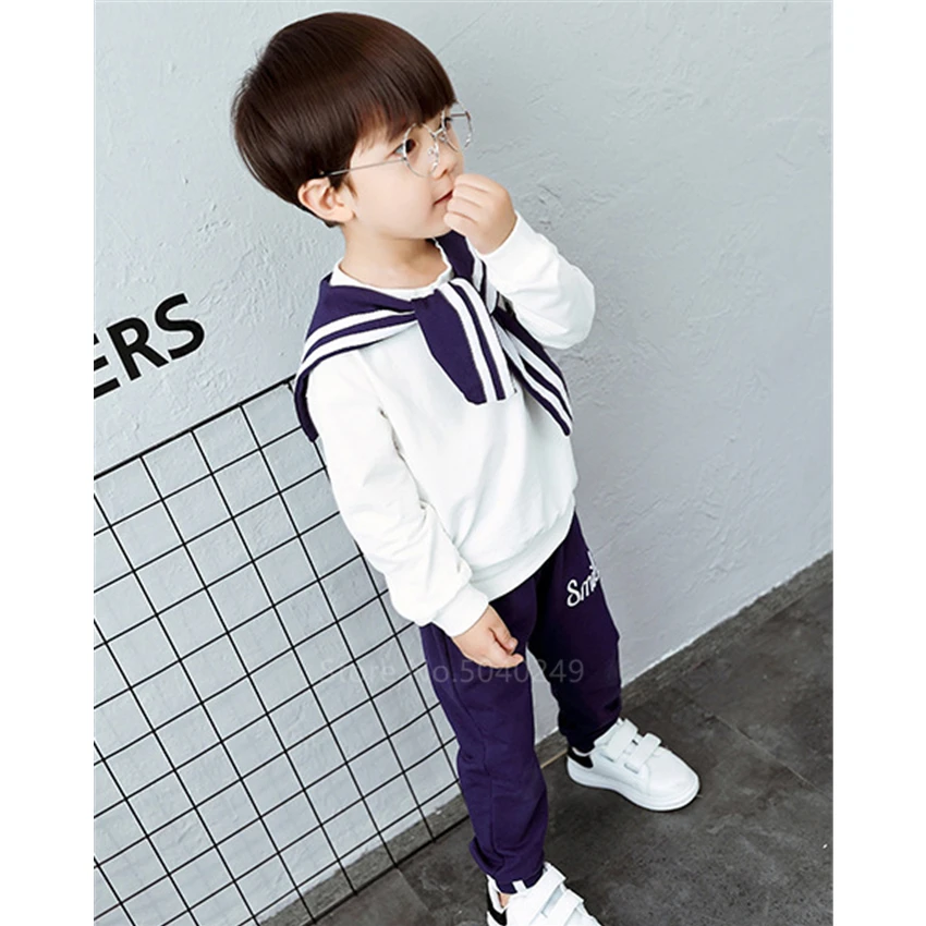 Fashion Kids Primary School Uniform Navy Sailor Suit Japanese Korean Style Student JK Dress for Girl Boy Long Sleeve Class Wear
Fashion Kids Primary School Uniform Navy Sailor Suit Japanese Korean Style Student JK Dress for Girl Boy Long Sleeve Class Wear
