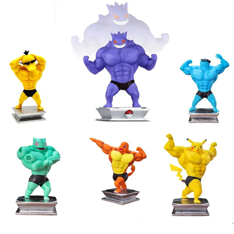 Tomy Pokemon 15-19cm Pet Collection Pikachu Charmander Squirtle Psyduck Gengar Bulbasaur Muscle Anime Figures Dolls Model Toys
Tomy Pokemon 15-19cm Pet Collection Pikachu Charmander Squirtle Psyduck Gengar Bulbasaur Muscle Anime Figures Dolls Model Toys