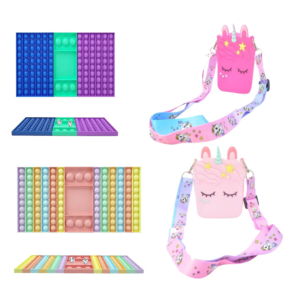 Rainbow Bubble Pops Fidget Kids Toy Sensory Autisim Special Need Its Anti-stress Stress Relief Squishy Fidget Toy Random Color
Rainbow Bubble Pops Fidget Kids Toy Sensory Autisim Special Need Its Anti-stress Stress Relief Squishy Fidget Toy Random Color