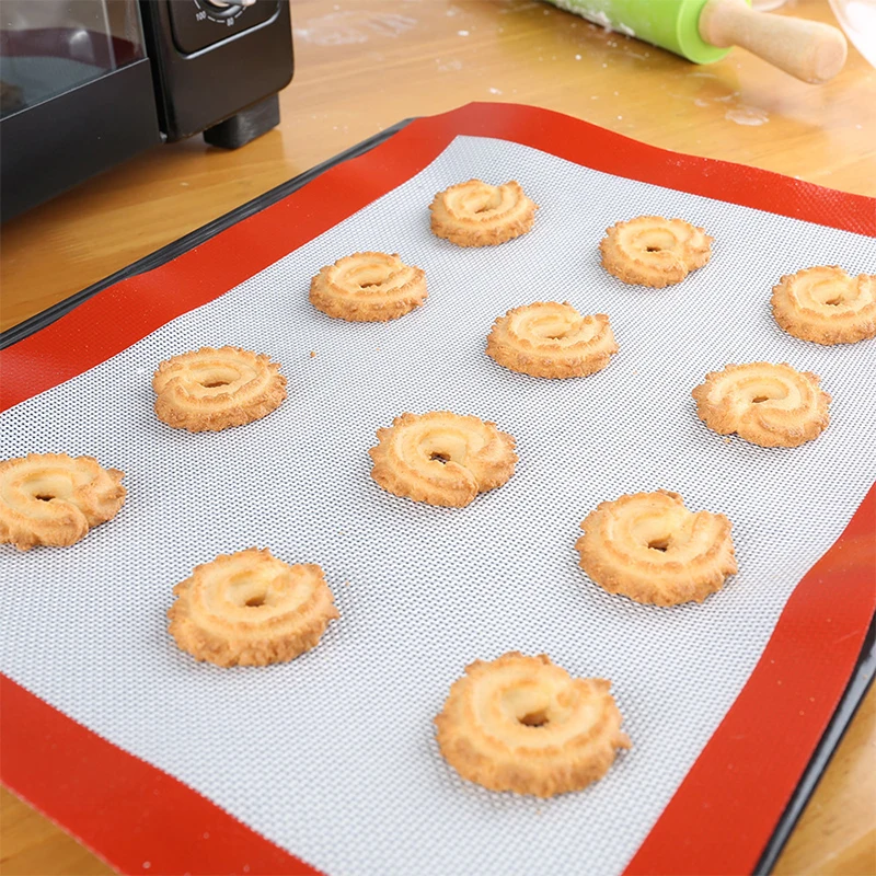 Non-Stick Silicone Baking Mats Cookie Pad Rolling Dough Mat High Temperature Resistant Glass Fiber Batters Flour Fondant 
Non-Stick Silicone Baking Mats Cookie Pad Rolling Dough Mat High Temperature Resistant Glass Fiber Batters Flour Fondant