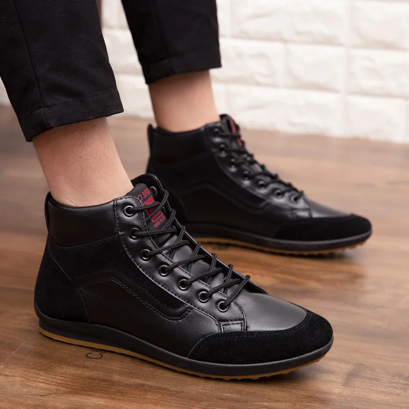 2021 Early Autumn New Korean Style Leather Casual Shoes for Man Breathable Light Shallow Casual Flat Boat Shoes Waterproof
2021 Early Autumn New Korean Style Leather Casual Shoes for Man Breathable Light Shallow Casual Flat Boat Shoes Waterproof