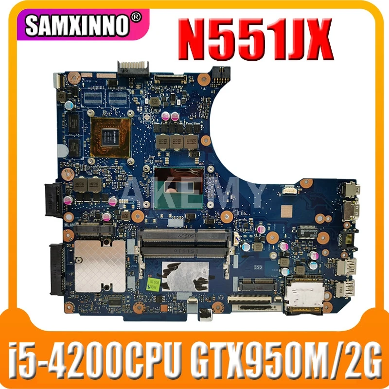 N551JX / N551JK Материнская плата i5-4200CPU GTX950M / 2G для ASUS G551JX N551JX G551J N551J Материнская плата ноутбука N551JK материнская плата тест 100%
N551JX / N551JK Материнская плата i5-4200CPU GTX950M / 2G для ASUS G551JX N551JX G551J N551J Материнская плата ноутбука N551JK материнская плата тест 100%