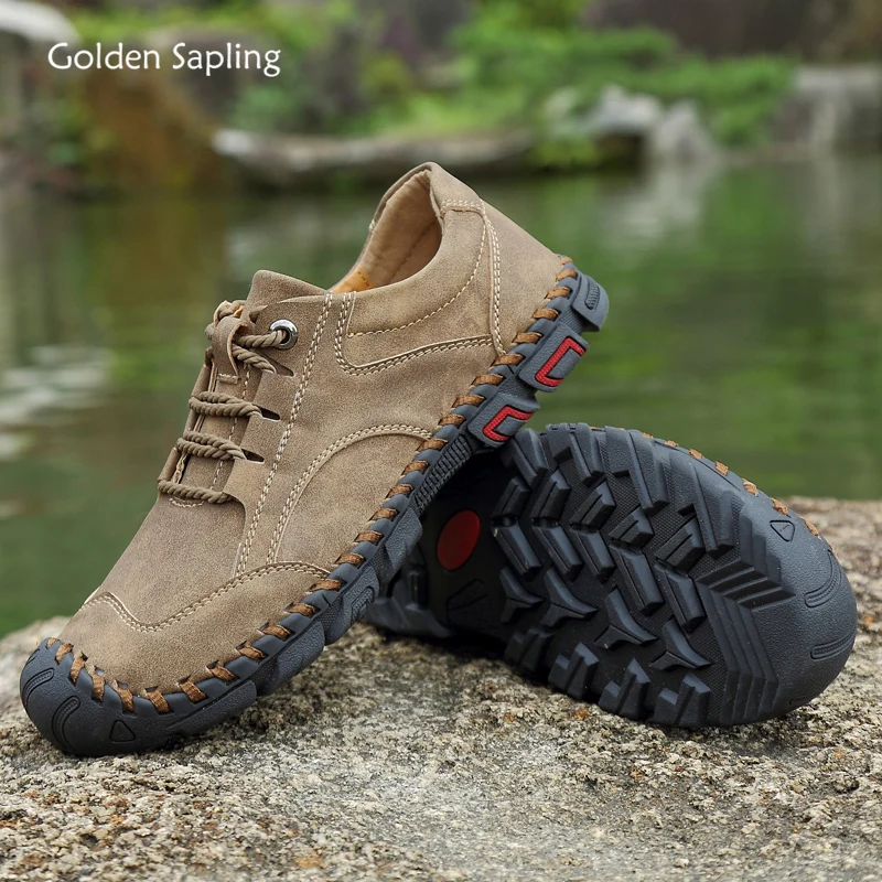 Golden Sapling Retro Men's Casual Shoes Lightweight Trekking Flats Breathable Leisure Men Shoe Fashion Sewing Classic Male Flat
Golden Sapling Retro Men's Casual Shoes Lightweight Trekking Flats Breathable Leisure Men Shoe Fashion Sewing Classic Male Flat