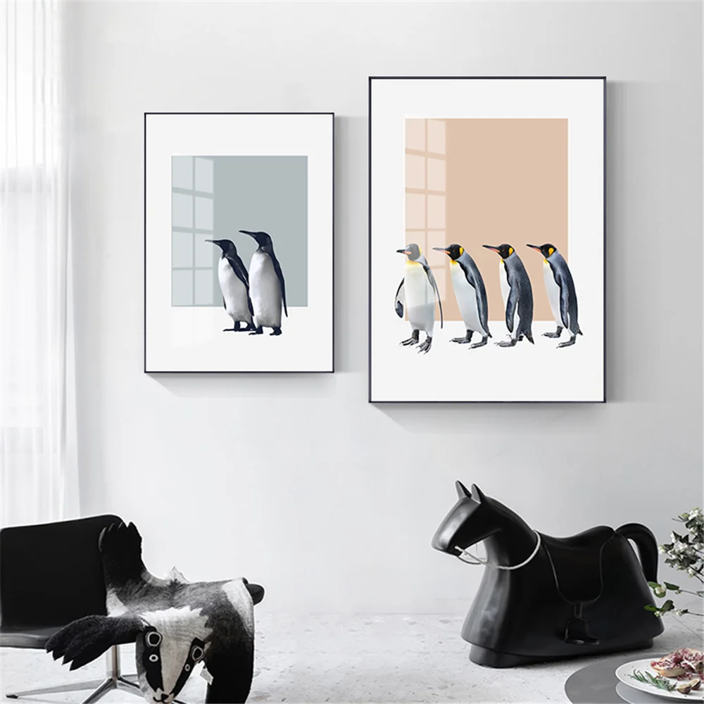 Nordic Penguins Animal Wall Art Poster And Print Orange Cyan Canvas Painting Nordic Pictures Living Room Modern Home Decoration
Nordic Penguins Animal Wall Art Poster And Print Orange Cyan Canvas Painting Nordic Pictures Living Room Modern Home Decoration