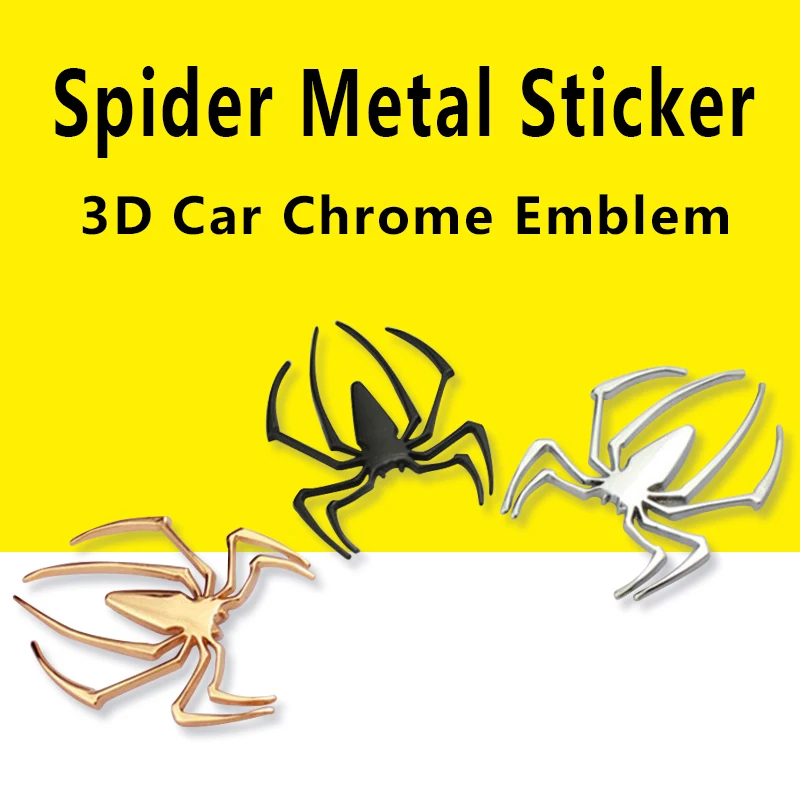 Car Sticker Metal 3D Spider Personalized Stickers, Computer Stickers, Car Stickers, Wall Stickers
Car Sticker Metal 3D Spider Personalized Stickers, Computer Stickers, Car Stickers, Wall Stickers