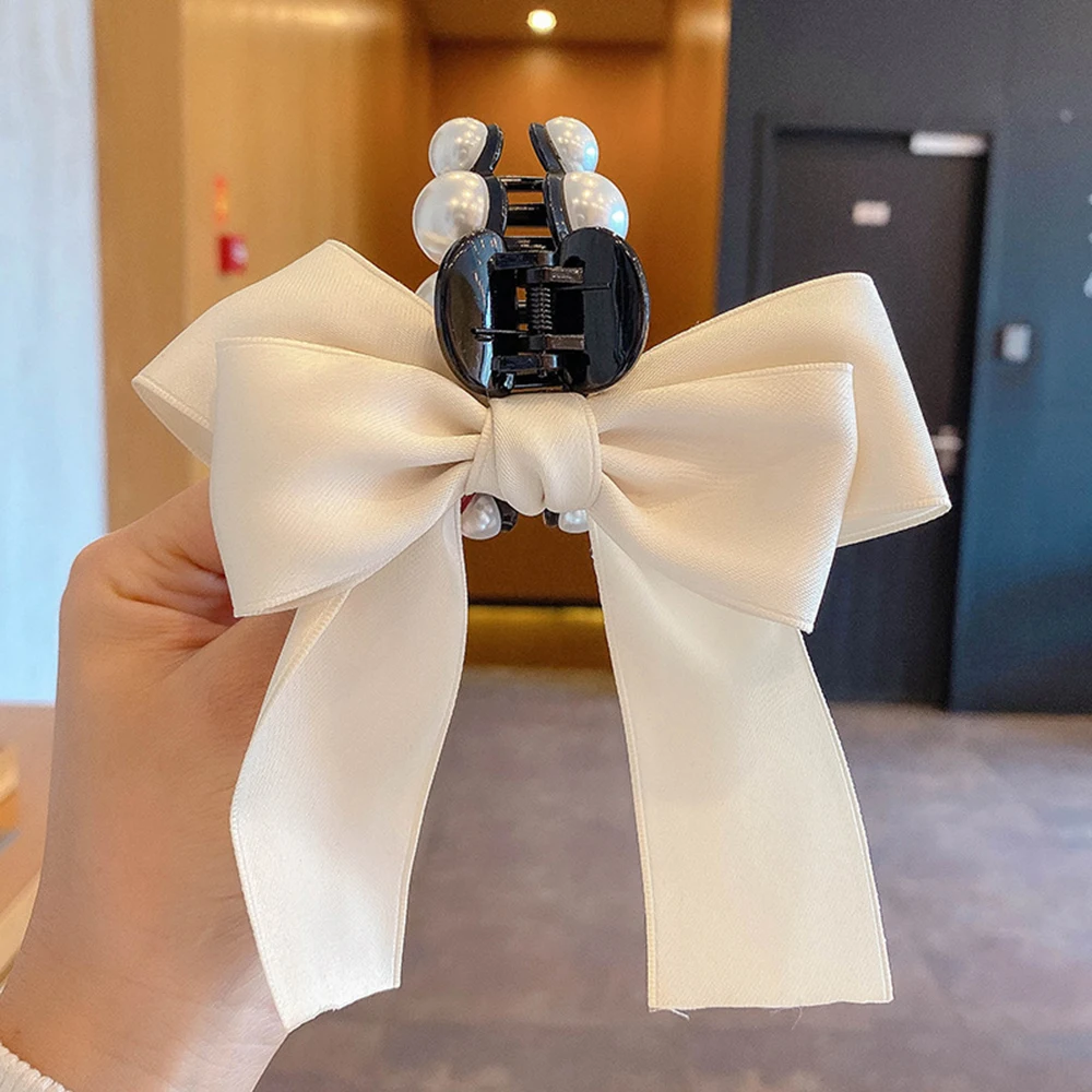 Korean Bow Pearl Hair Accessories Pearl Hair Jaw Clip Hair Jaw Clip Girls Hair Refreshing Barrettes Hair Hair Clips Girl Elegant
Korean Bow Pearl Hair Accessories Pearl Hair Jaw Clip Hair Jaw Clip Girls Hair Refreshing Barrettes Hair Hair Clips Girl Elegant