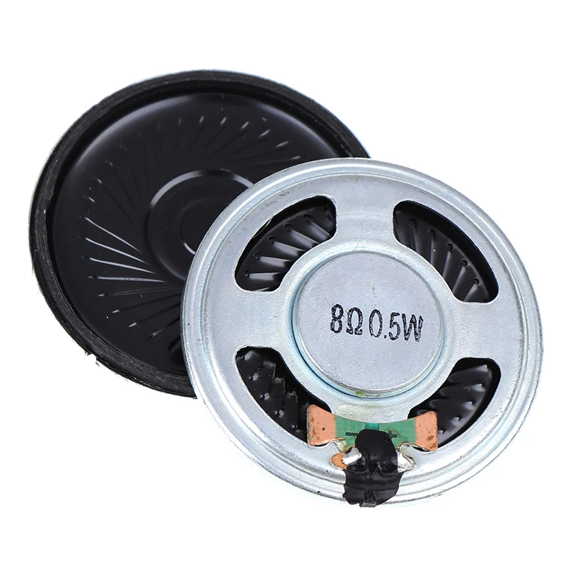 Hot! 2PCS 8 Ohm 0.5W Horn Speaker 40MM 4CM Diameter 8R 0.5W Small Loudspeaker Electronic
Hot! 2PCS 8 Ohm 0.5W Horn Speaker 40MM 4CM Diameter 8R 0.5W Small Loudspeaker Electronic