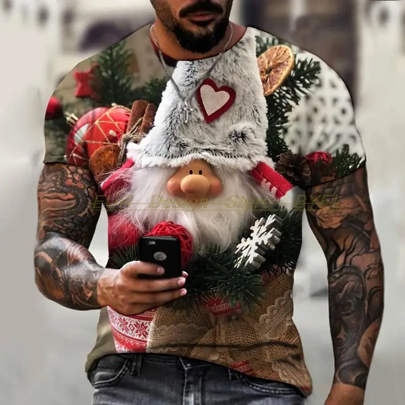 2022 New Year Men's And Women's T-shirt Summer New Style Santa Claus 3D Printed O-Neck Top Free Shipping In Many Countries 
2022 New Year Men's And Women's T-shirt Summer New Style Santa Claus 3D Printed O-Neck Top Free Shipping In Many Countries