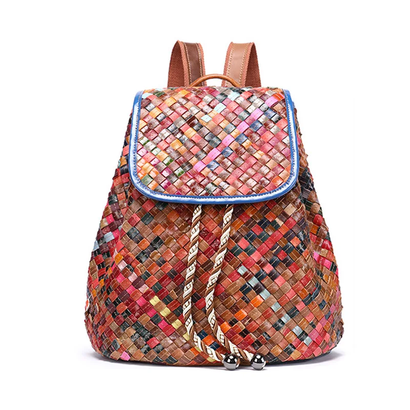 New 2022 Backpack Female leather Woven ladies Shoulder Bag Famous Brand Handmade large-capacity luxury handbag female bag
New 2022 Backpack Female leather Woven ladies Shoulder Bag Famous Brand Handmade large-capacity luxury handbag female bag