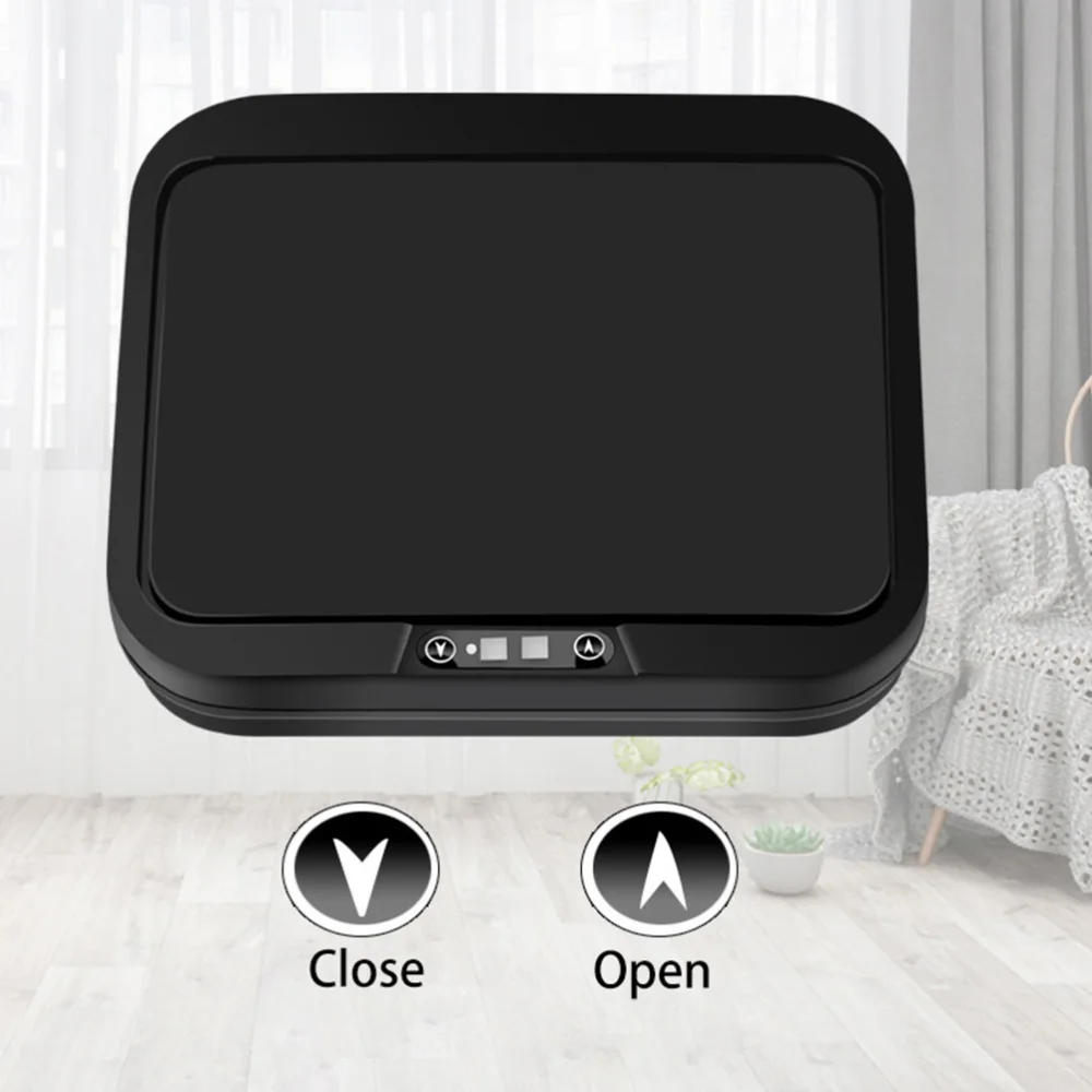 Inductive Trash Can Trash Bin Automatic Smart Sensor Kitchen Bathroom Rubbish Bin Garbage Can Waste Bin without Battery (Black)
Inductive Trash Can Trash Bin Automatic Smart Sensor Kitchen Bathroom Rubbish Bin Garbage Can Waste Bin without Battery (Black)