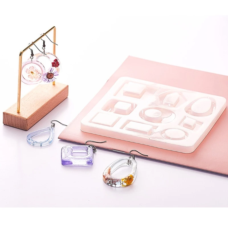Handmade Silicone Earrings Pendant Resin Mold Earrings Drop Dangle Mold DIY Earring Pendant Resin Molds Jewelry Tools
Handmade Silicone Earrings Pendant Resin Mold Earrings Drop Dangle Mold DIY Earring Pendant Resin Molds Jewelry Tools