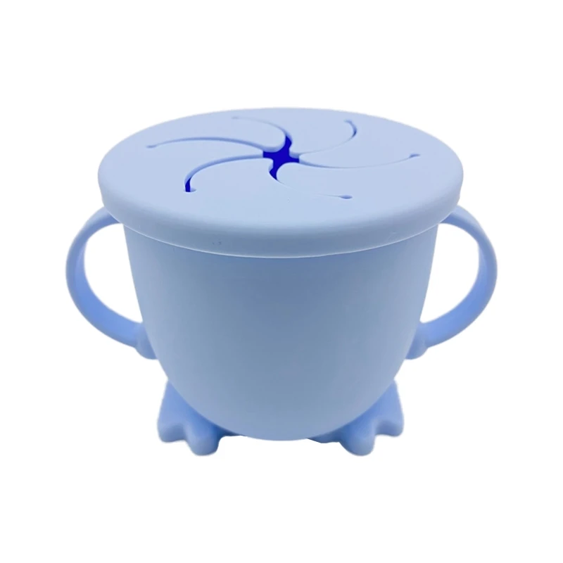 

200ML Baby Infant Learning Feeding Food Bowl Cup with Handle Silicone Snack Dishes Storage Container Children Plate Tableware