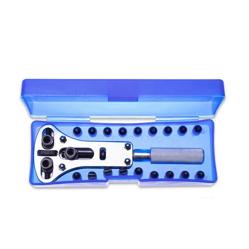 Adjustable Wrist Watch Case Opener Screw Back Remover Wrench Repair Tool 34mm/37mm Professional Watch Repair Wrench Tool Kit
Adjustable Wrist Watch Case Opener Screw Back Remover Wrench Repair Tool 34mm/37mm Professional Watch Repair Wrench Tool Kit
