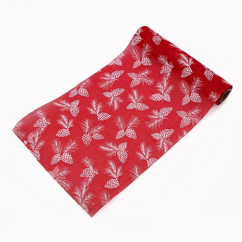 28*270cm Christmas Bunny Table Runner Artificial Jute Fabric X-mas Pine Printed Tablecloth Party Home Decoration Tableware Pad
28*270cm Christmas Bunny Table Runner Artificial Jute Fabric X-mas Pine Printed Tablecloth Party Home Decoration Tableware Pad