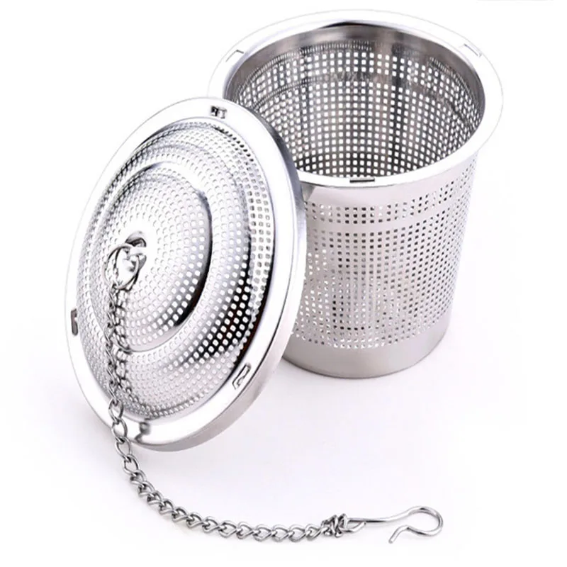 Durable Stainless Steel Tea Infuser Tea Ball Strainer Mesh Filter Herbal Spice Ball Tea Coffee Filter Teapot Kitchen Accessories
Durable Stainless Steel Tea Infuser Tea Ball Strainer Mesh Filter Herbal Spice Ball Tea Coffee Filter Teapot Kitchen Accessories