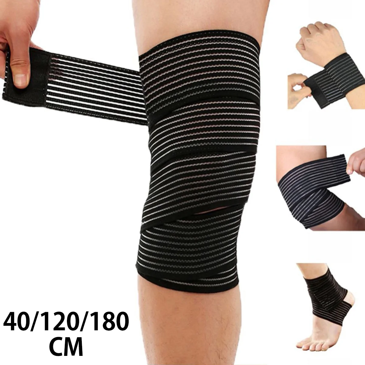 For Ankle Wrist Knee Quadriceps Elastic Bandage Wrap Knee Pads Breathable Compression Bandages Stretched Wrap Support Protector
For Ankle Wrist Knee Quadriceps Elastic Bandage Wrap Knee Pads Breathable Compression Bandages Stretched Wrap Support Protector