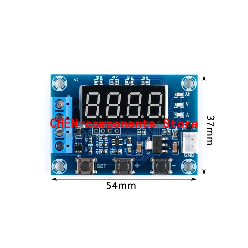 XH-M354 цифровой Ёмкость Тестер DC 7-15V литий-ионный аккумулятор для Батарея реальные