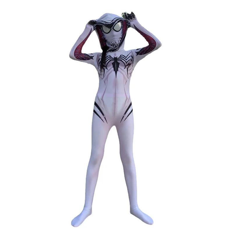 Female Spider-Woman Cosplay Costume White Red Poison Gwen Stacey cos tights Spider-Gwen Cosplay Jumpsuit Ghost Spider
Female Spider-Woman Cosplay Costume White Red Poison Gwen Stacey cos tights Spider-Gwen Cosplay Jumpsuit Ghost Spider