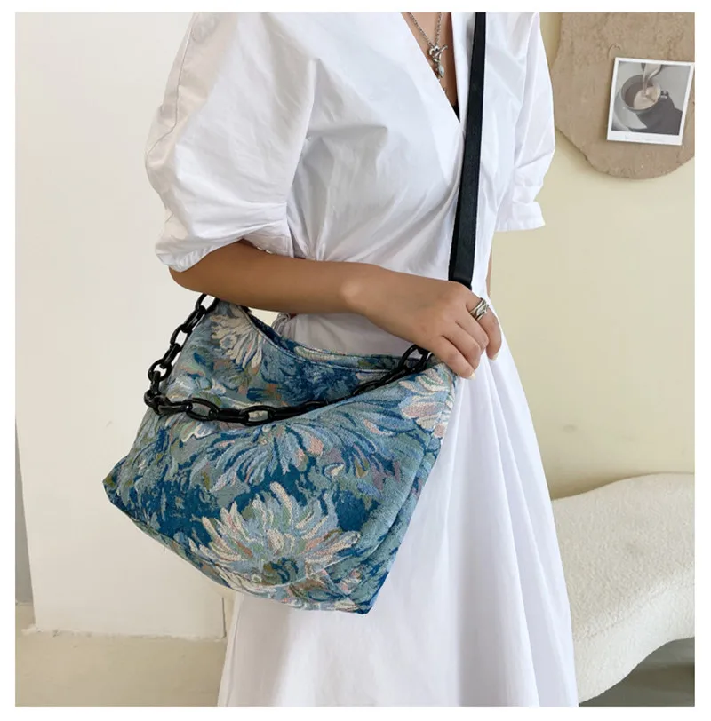 Woman Crossbody Bags cloth shoulder bag messenger bag flower printing Handbag Canvas Cross Bag Youth Fashion Casual new fashion
Woman Crossbody Bags cloth shoulder bag messenger bag flower printing Handbag Canvas Cross Bag Youth Fashion Casual new fashion