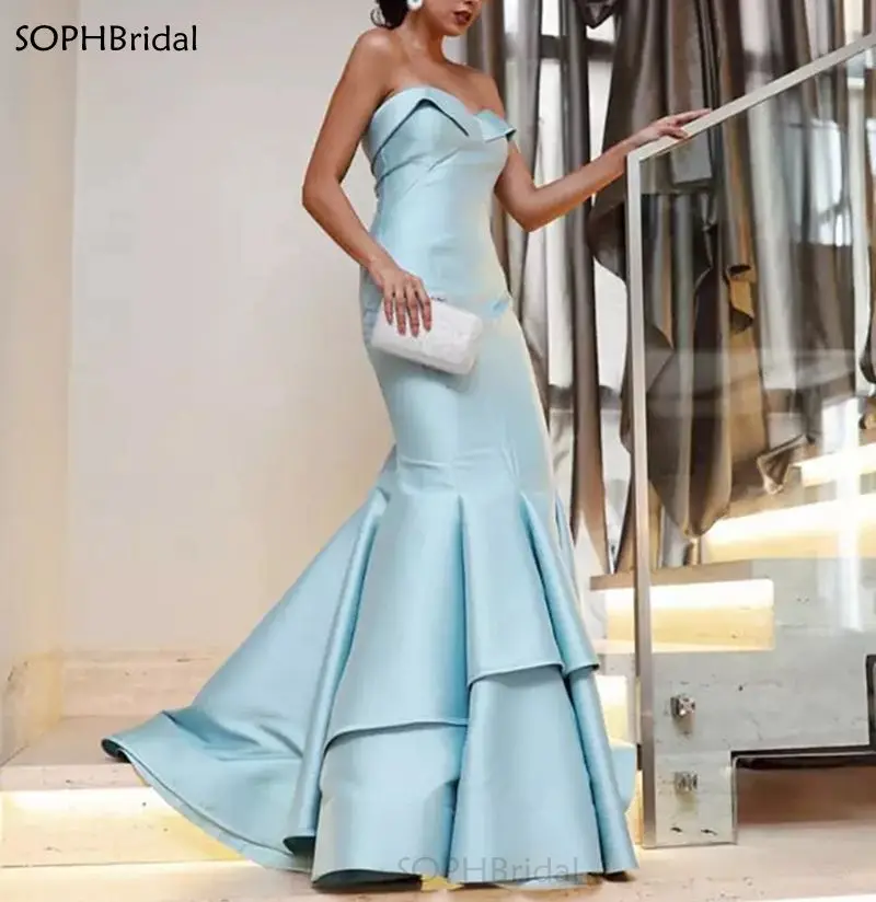 New Arrival Sweetheart Evening Dresses Abiye Sky Blue Mermaid Prom Gown Formal Dress Gowns Party Custom Made Abendkleider
New Arrival Sweetheart Evening Dresses Abiye Sky Blue Mermaid Prom Gown Formal Dress Gowns Party Custom Made Abendkleider