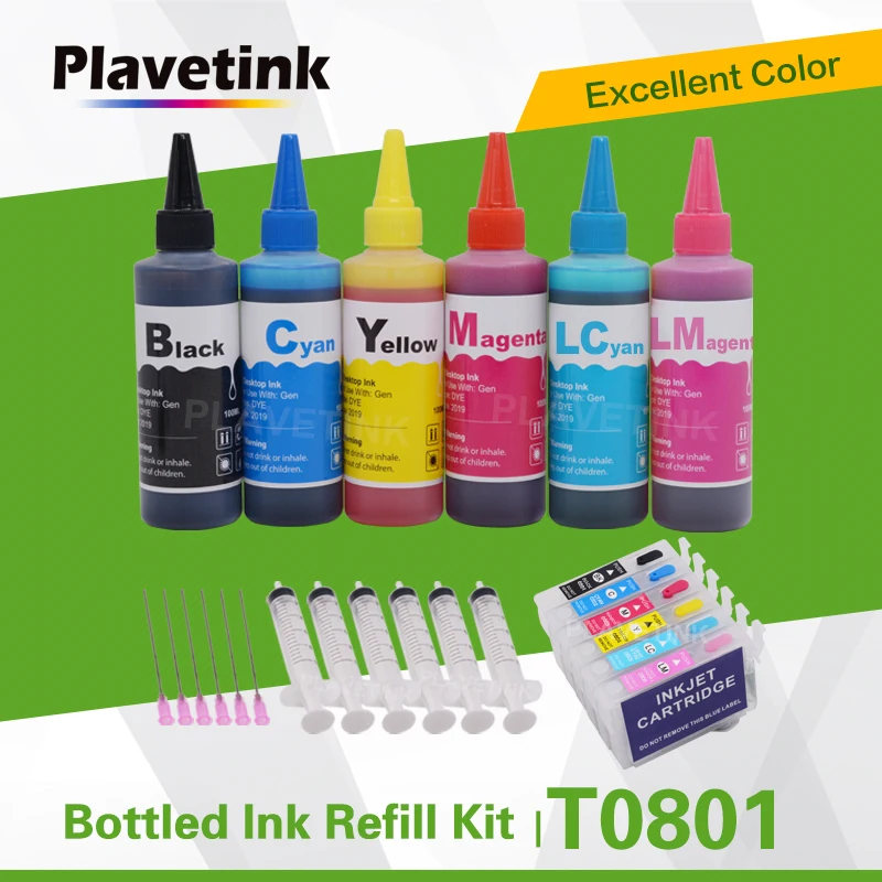 Картридж с чернилами для Epson Stylus Photo P50 T59 R265 270 285 290 360 + 6 × 100 мл
Картридж с чернилами для Epson Stylus Photo P50 T59 R265 270 285 290 360 + 6 × 100 мл