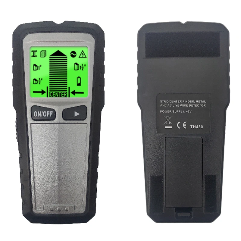 Hot Sale 3 In 1 TH430 Wall Detector Digital Metal AC Voltage Detector Detecting Wall Scanner Electric Box Tool Kit
Hot Sale 3 In 1 TH430 Wall Detector Digital Metal AC Voltage Detector Detecting Wall Scanner Electric Box Tool Kit