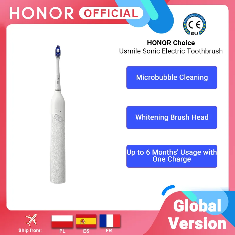 Электрическая зубная щетка Honor Choice Usmile P1001, перезаряжаемая сменные головки зубных щеток с зарядным устройством типа c
Электрическая зубная щетка Honor Choice Usmile P1001, перезаряжаемая сменные головки зубных щеток с зарядным устройством типа c