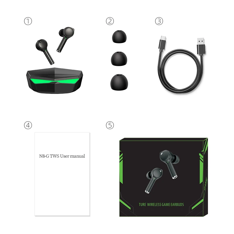 Gaming Headset TWS Wireless fone Bluetooth Headphone With Earphone For E-Sports Games Music fone de ouvido
Gaming Headset TWS Wireless fone Bluetooth Headphone With Earphone For E-Sports Games Music fone de ouvido