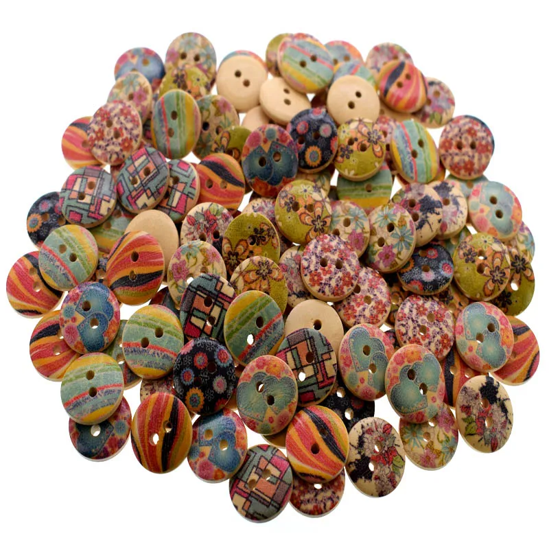 20Pcs 2 Holes round wood buttons for crafts sewing clothing wood DIY crafts decoration scrapbooking buttons 15mm 5/8"
20Pcs 2 Holes round wood buttons for crafts sewing clothing wood DIY crafts decoration scrapbooking buttons 15mm 5/8"