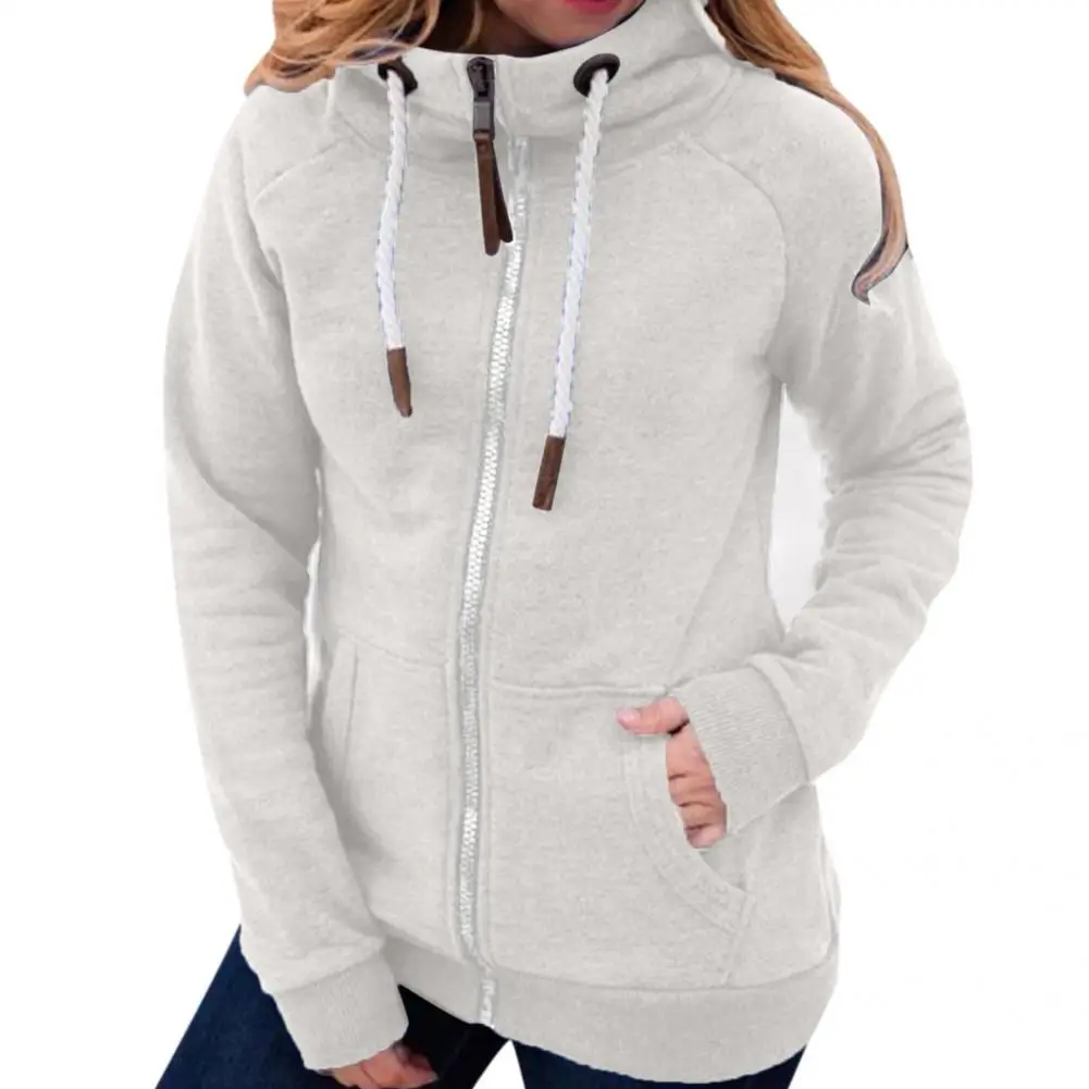 Женская толстовка, топ, повседневное пальто, супермягкая теплая шикарная однотонная толстовка с высоким воротником, пальто 
Женская толстовка, топ, повседневное пальто, супермягкая теплая шикарная однотонная толстовка с высоким воротником, пальто