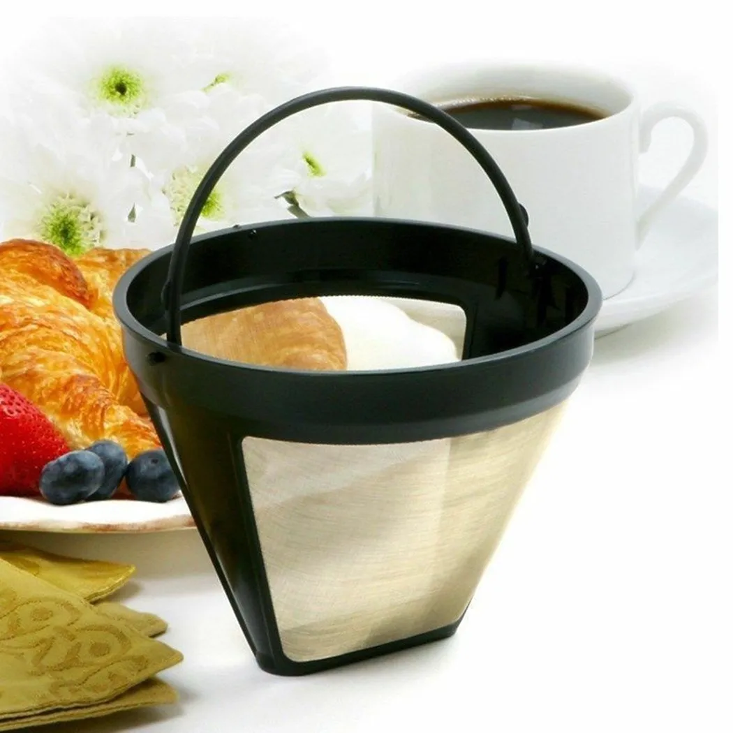 1pc Coffee Filter Mesh Reusable Filter Mesh With Handle Coffee Maker Tea Tool 100% Brand New And High Quality
1pc Coffee Filter Mesh Reusable Filter Mesh With Handle Coffee Maker Tea Tool 100% Brand New And High Quality
