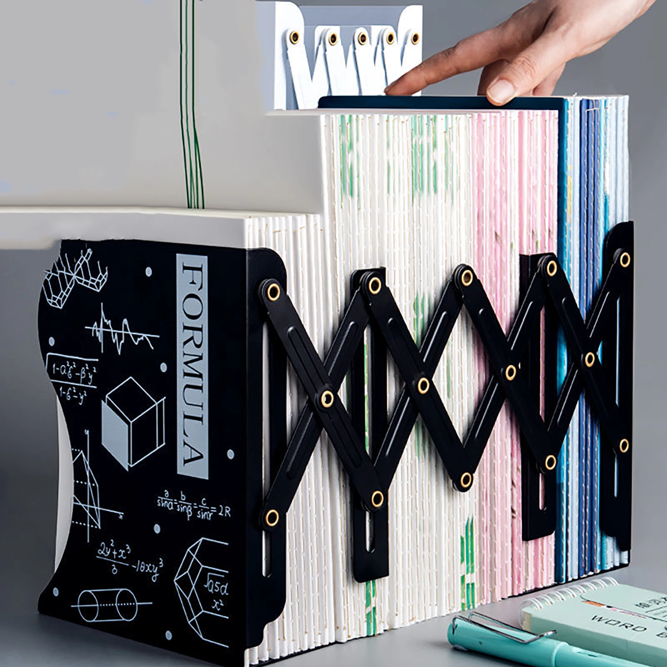 Book Holders Retractable Stand Creative High School Simple Iron Bookshelf On The Table Student Rely On The Bookends Partitions
Book Holders Retractable Stand Creative High School Simple Iron Bookshelf On The Table Student Rely On The Bookends Partitions
