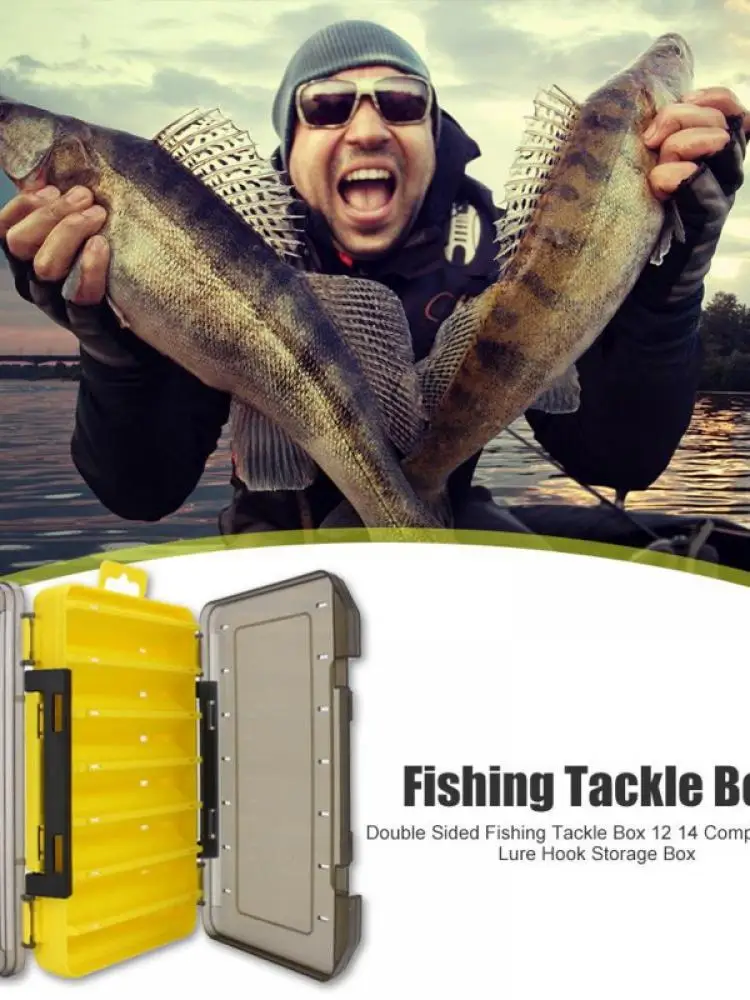 Double-sided Waterproof Bait Box Transparent Fly Fishing Box Fish Hook Up Storage Container Fishing Multi-Compartments Accessor
Double-sided Waterproof Bait Box Transparent Fly Fishing Box Fish Hook Up Storage Container Fishing Multi-Compartments Accessor