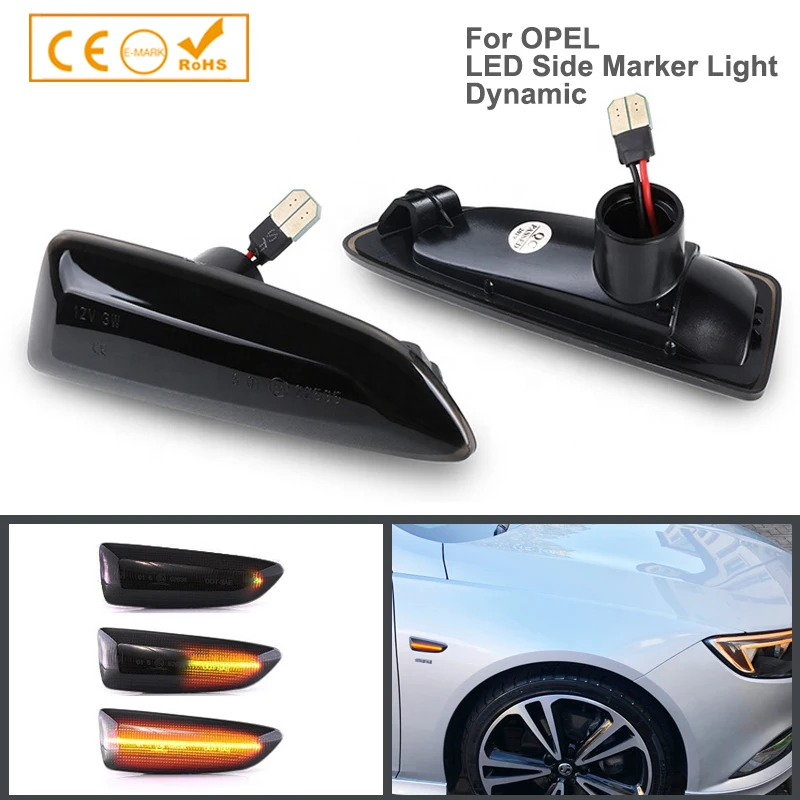 2pcs LED Dynamic Side Marker Turn Signal Light Sequential Blinker For Opel Astra J Astra J K Zafira C Insignia B Grandland X
2pcs LED Dynamic Side Marker Turn Signal Light Sequential Blinker For Opel Astra J Astra J K Zafira C Insignia B Grandland X