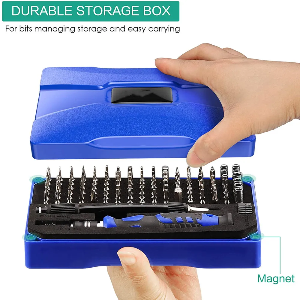 WOZOBUY 106 in 1 Precision Screwdriver Set DIY Repair Tools Kit to Fixing Phone Laptop PC Watches Glasses and Other Electronics
WOZOBUY 106 in 1 Precision Screwdriver Set DIY Repair Tools Kit to Fixing Phone Laptop PC Watches Glasses and Other Electronics